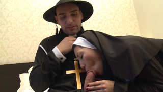 Sinful Horny Latina Nun needs pardon