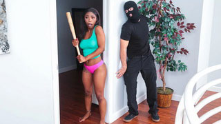 Home Invasion Turns Into Interracial Hardcore Pussy Pounding
